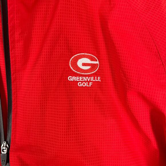 Under Armour Windbreaker Mens Large Red Performance Golf Pullover Greenville SC - Picture 3 of 8